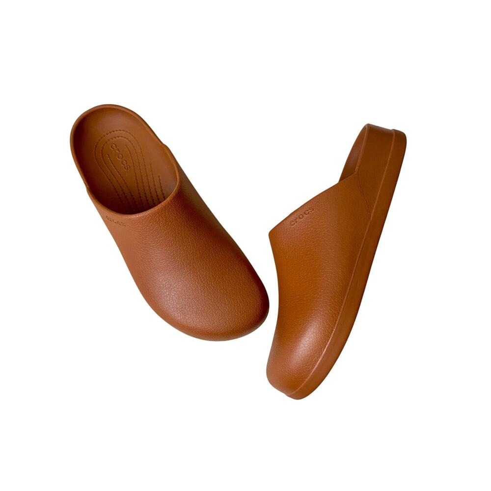 Crocs Cognac Dylan Clog Size 12